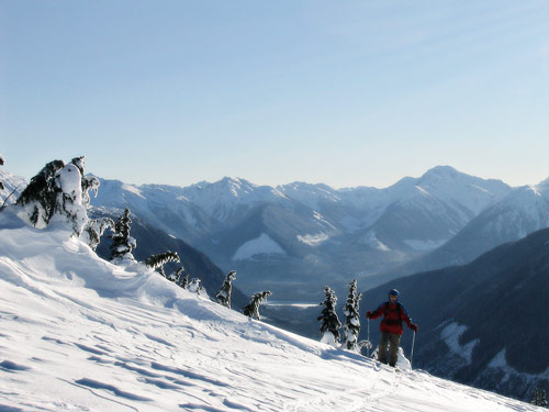 -30c... damn cold.  Top part were the best turns of my life