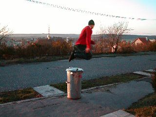 360 over trash can...sorry, we've got no snow here yet