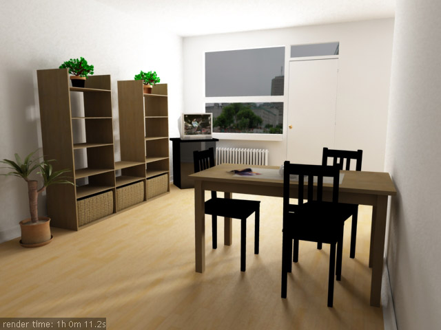 3d interior vizualisation. just a room