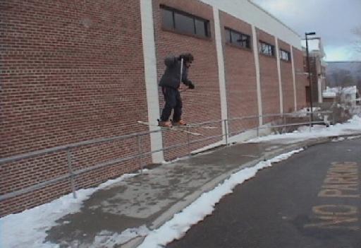 40+ foot curve rail at our school