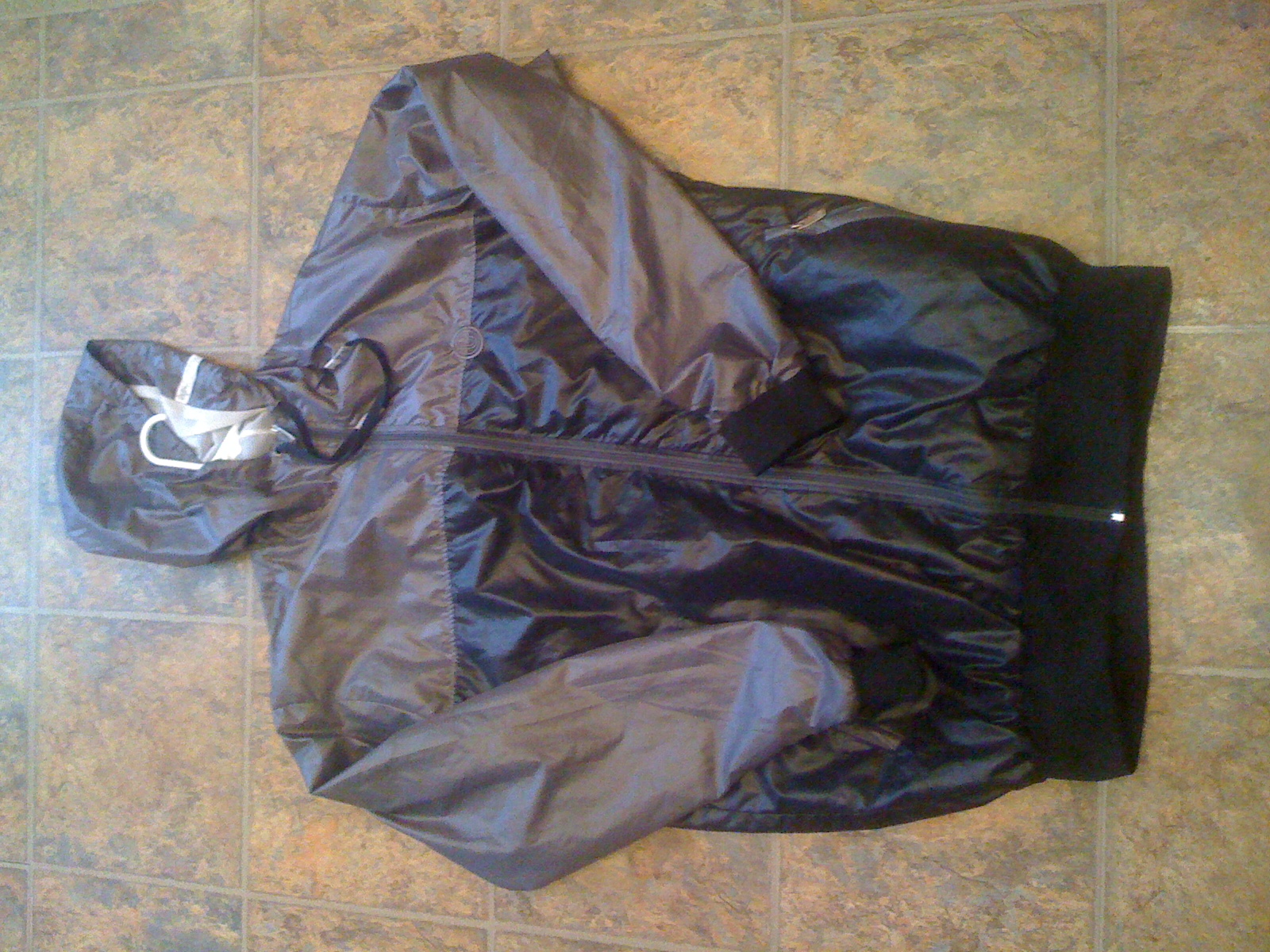 4x black and gray windbreaker