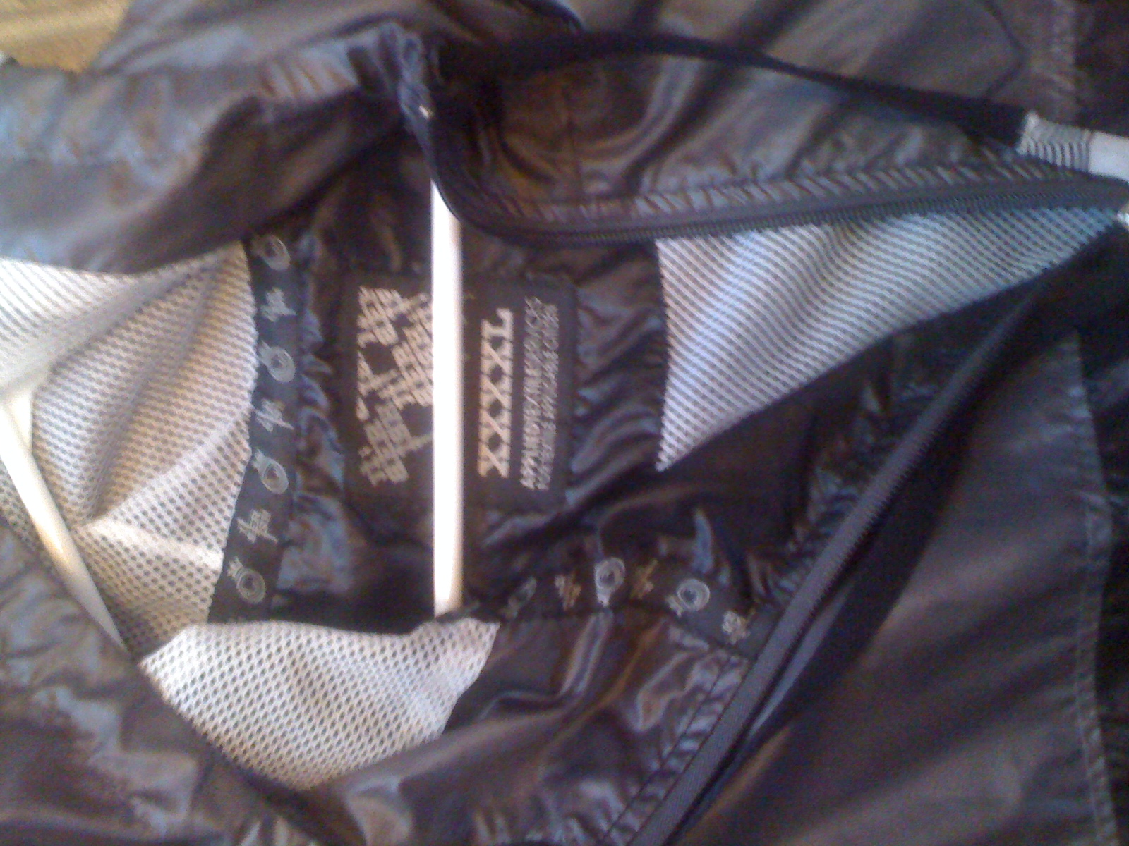 4x black and gray windbreaker