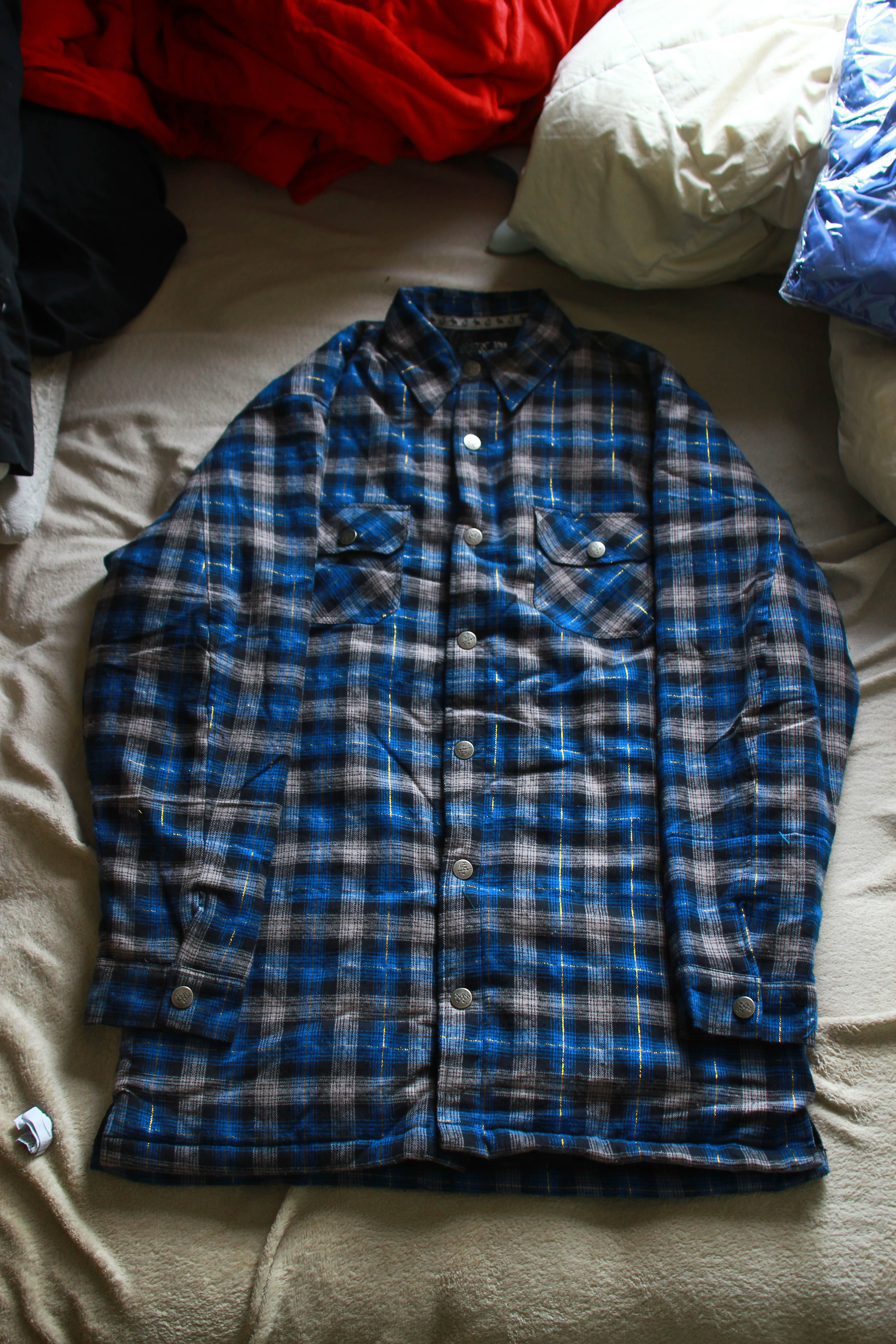 4xl blueberry flannel FS