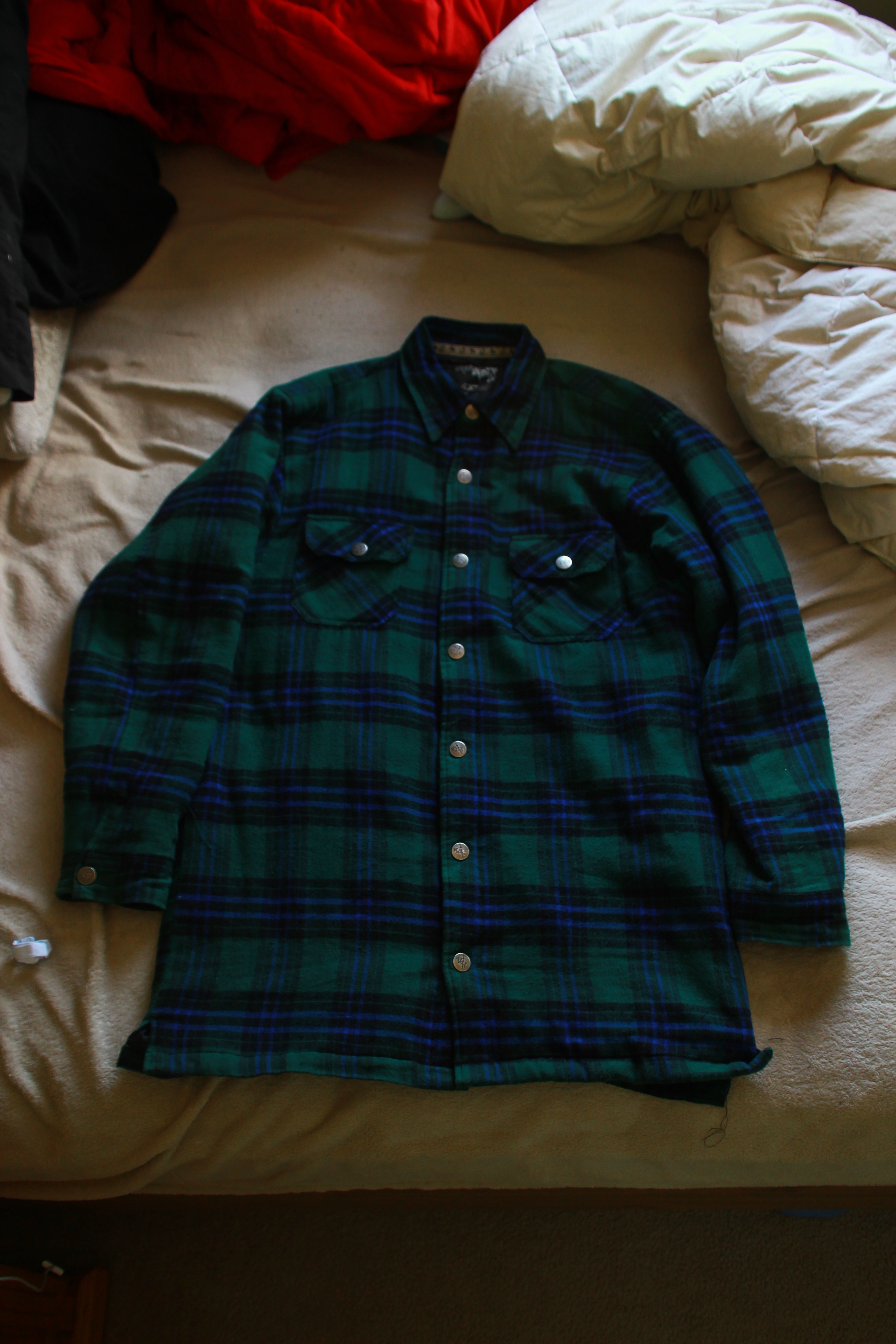 4xl evergeen flannel FS