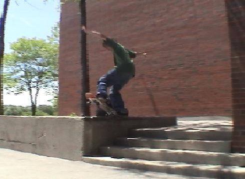 5-0 on 4 stair ledge