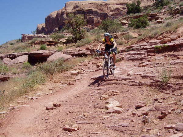 5000' vertical descent over 16 miles. I love it.