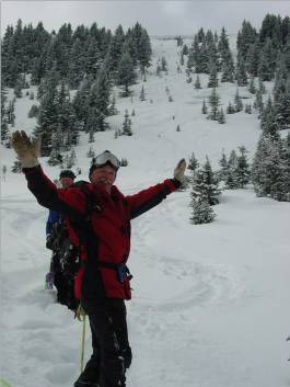 6' cornice into a foot of freshie!