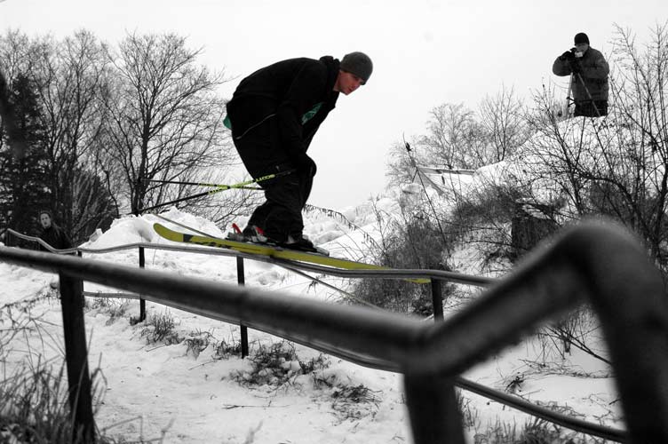 60 ft rail to the lower soccer fields
