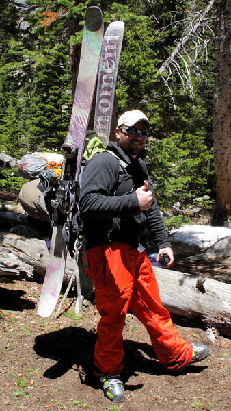 60  pounds on my back never felt so good