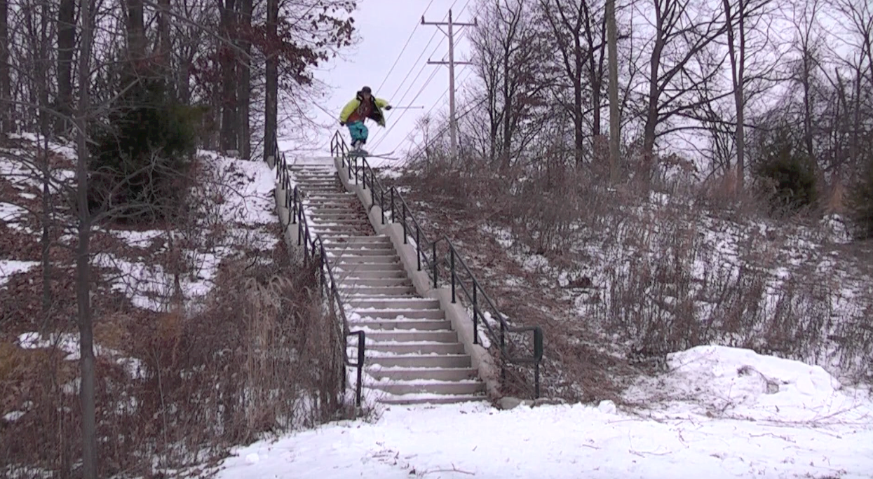 7 kinks, 36 stairs, 3 platforms.