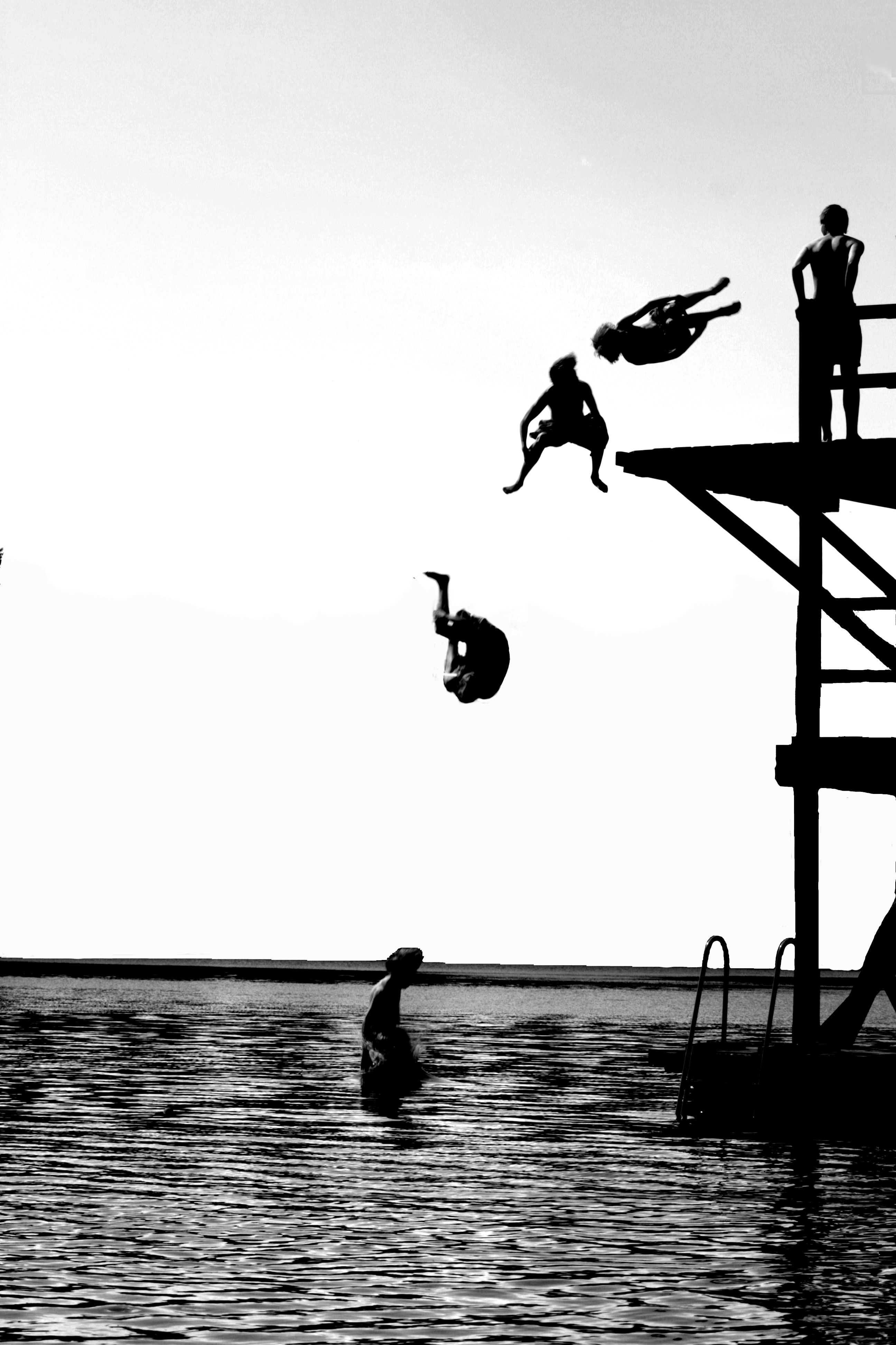 A 16ft high double to water