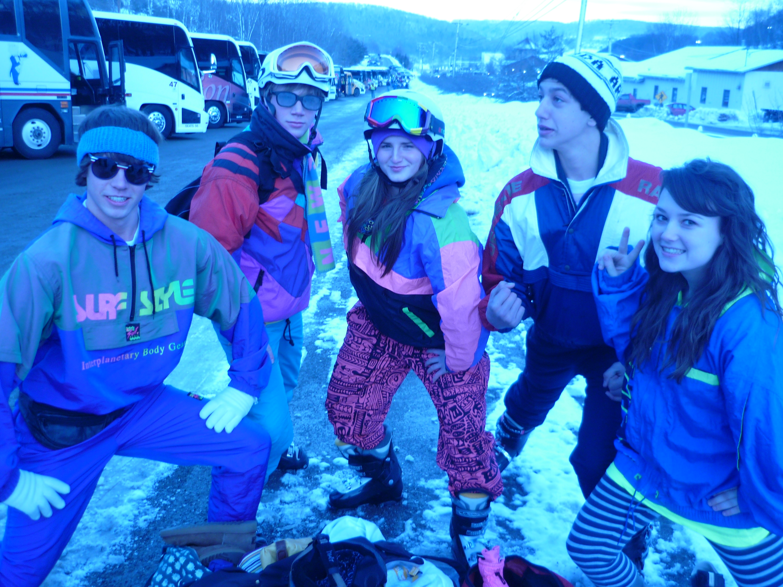 A dead giveaway of a gaper is when their pants are tucked into their boots