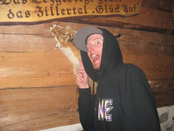 A fox nailed to the wall