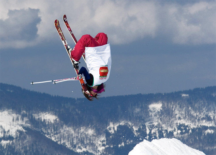 A lil' tweaked backflip