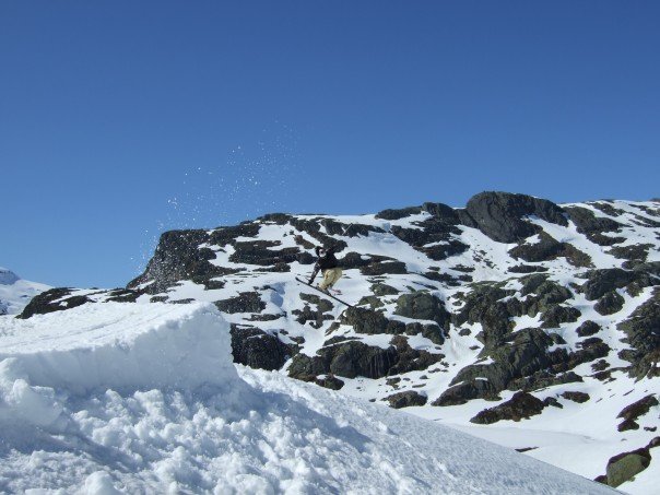 A little 5 during summerskiing