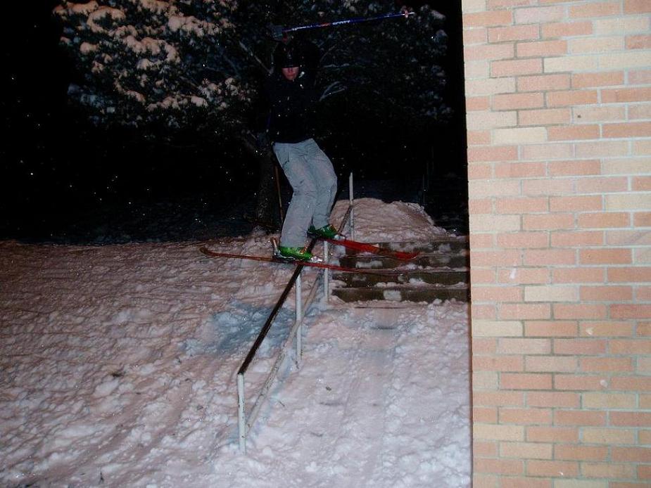 A little early urban jib behind my apartment