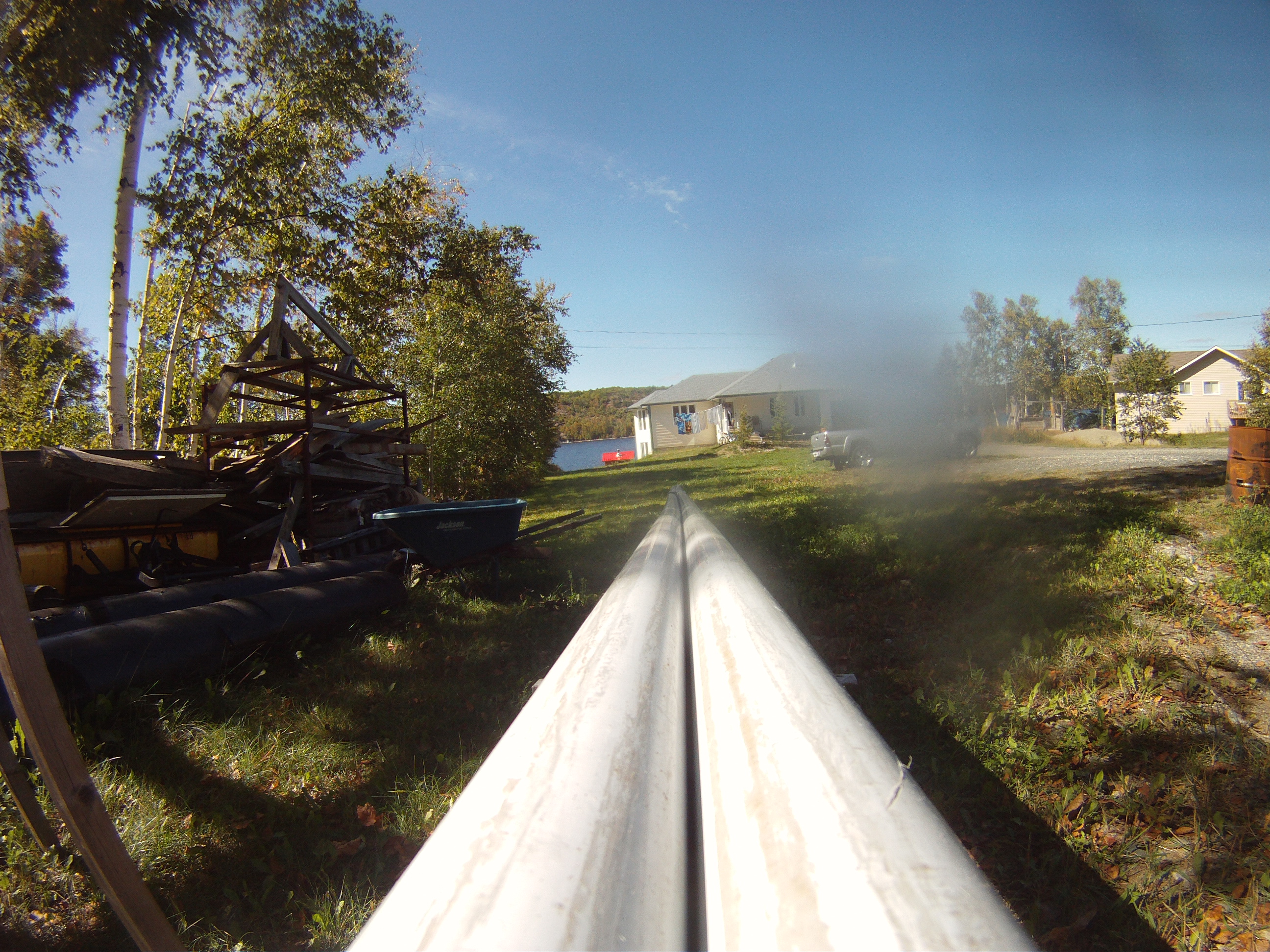 A look down the rail