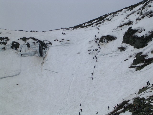 a nice day at tuckermans ravine last weekend
