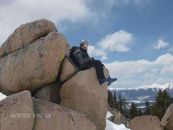A rock at A-Basin