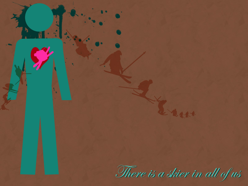 A skier in all of us (better background)