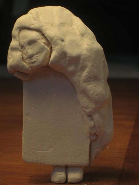 a small sculpture I made using leftover material.