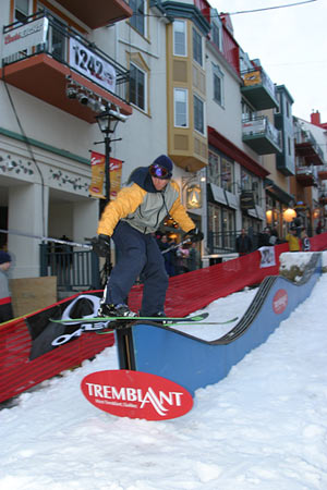A sweet rail at tremblant(Rollercoaster)