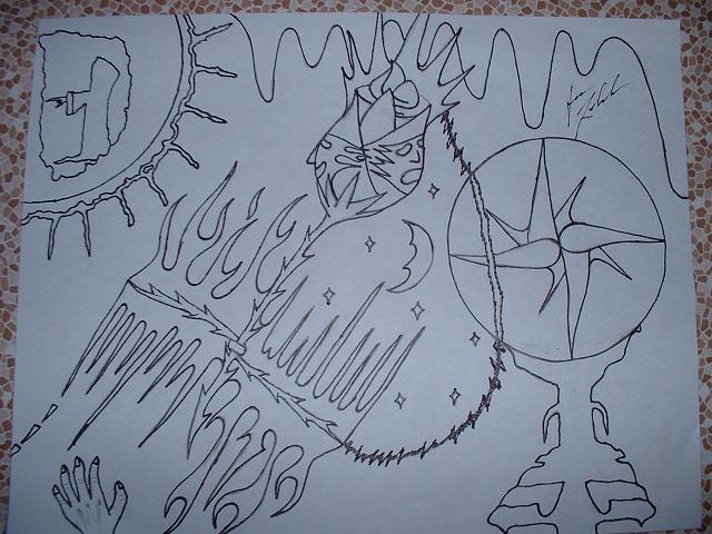 a twisted drawing i made