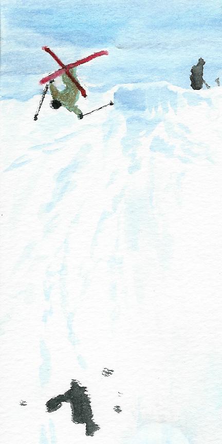 a water color bookmark