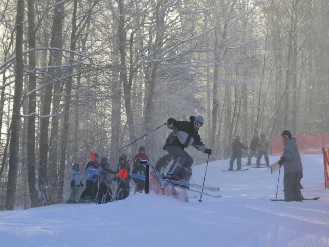 aaron on the new coaster rail