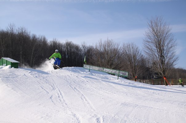 Action shot of drop in