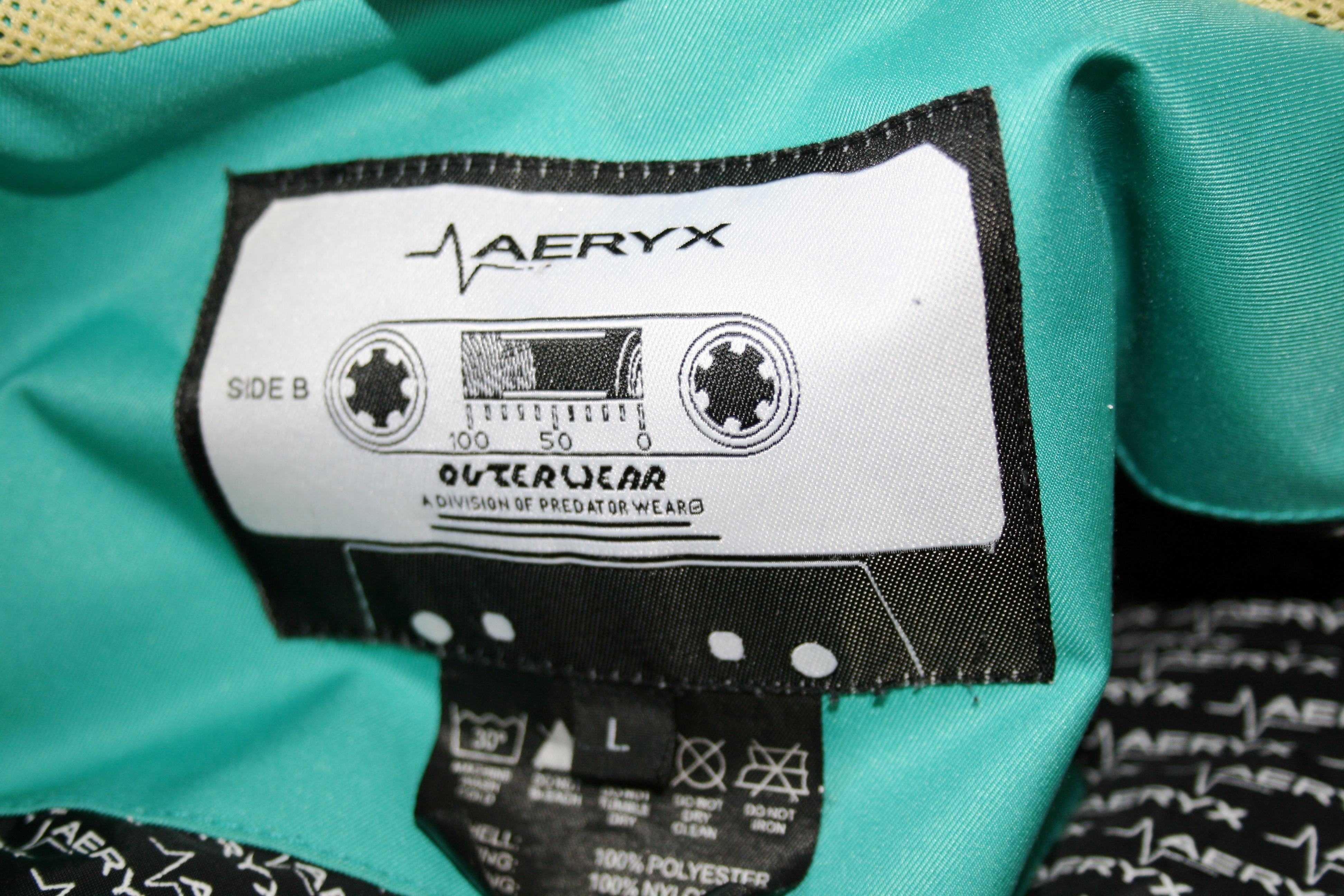 Aeryx Tag size Large .. so dope