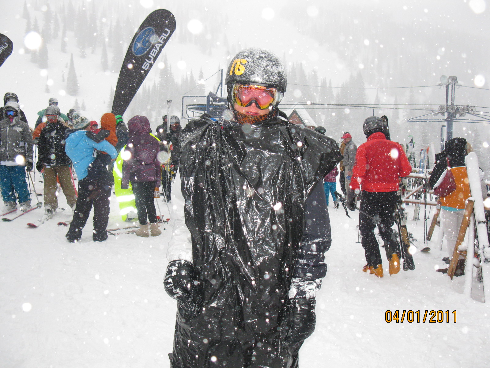 After 24 hours on skiing