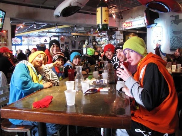 After a Day of Skiing