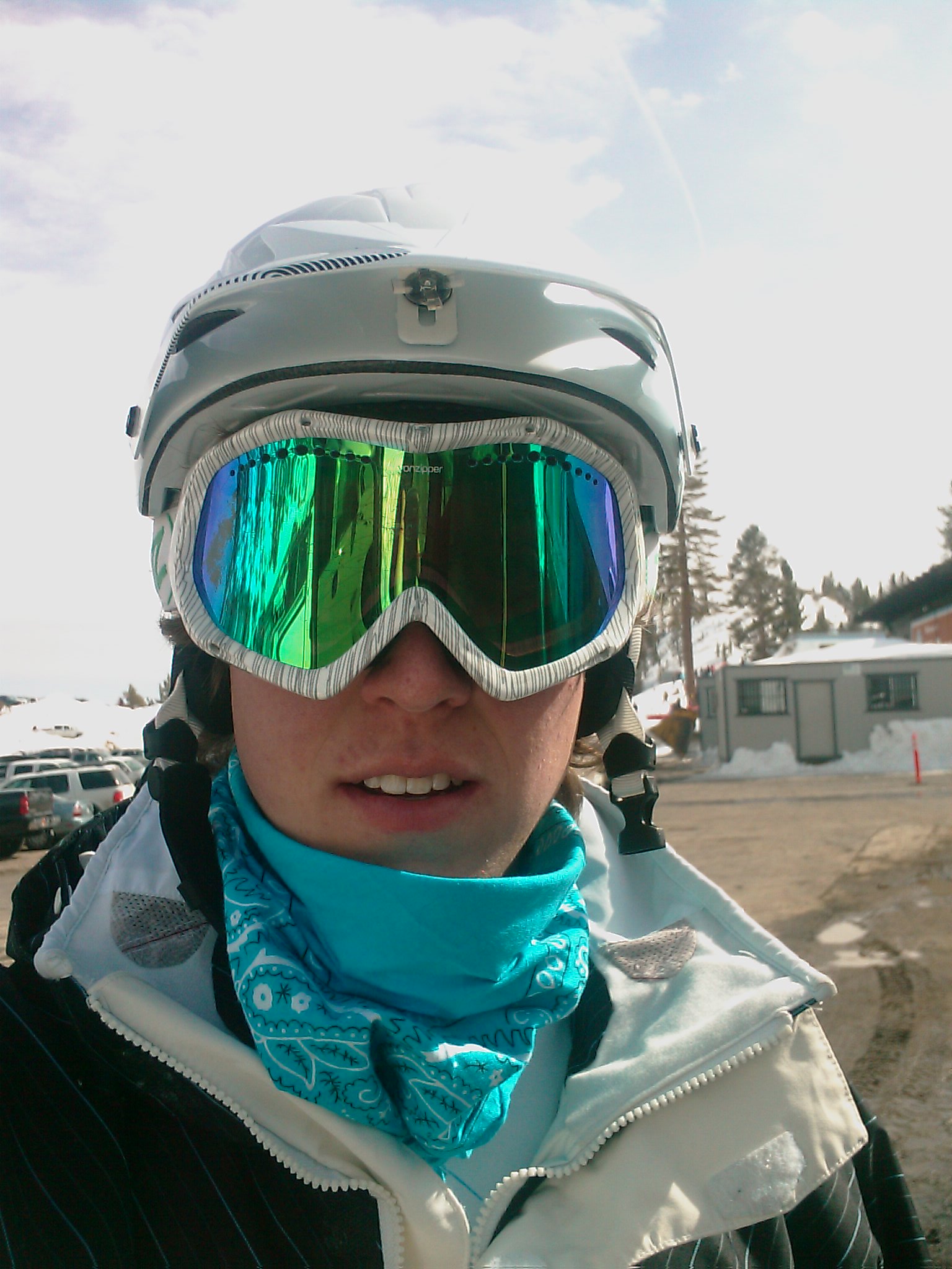 After a long day of pow