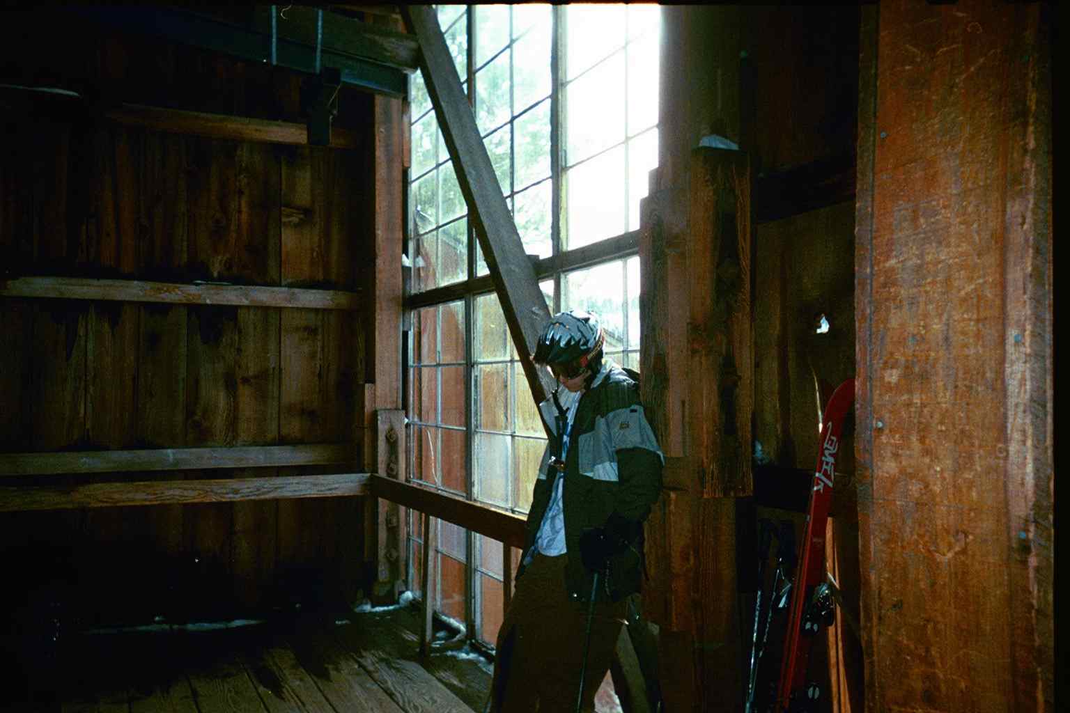 After a long day of skiing