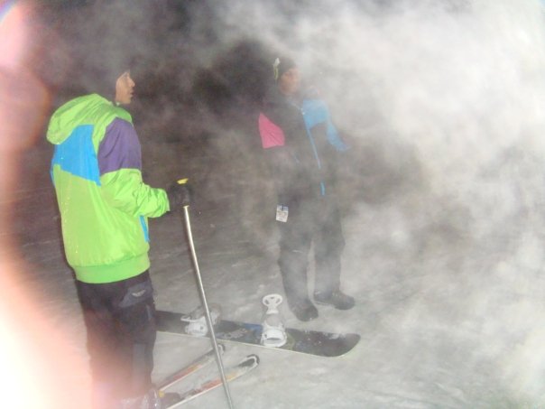 After Backstage-in the green