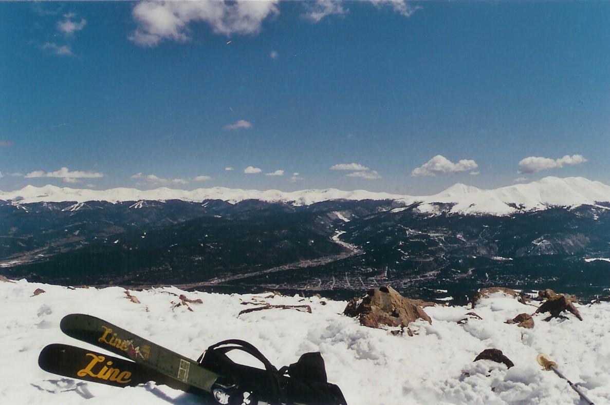 after hiking up peak 8