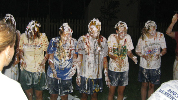 After - we welcomed them well... this was after we kidnapped them and than they got a little taste o