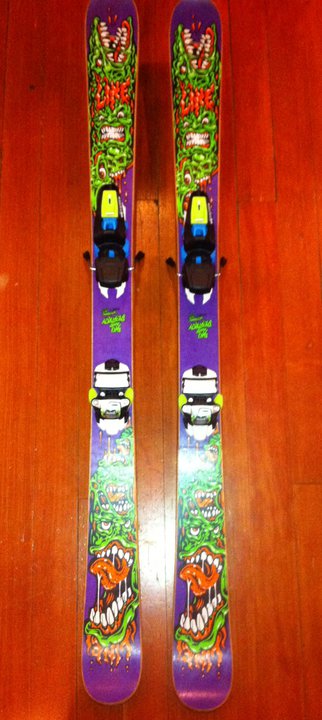 Afterbang shortys 144 cm with marker bindings