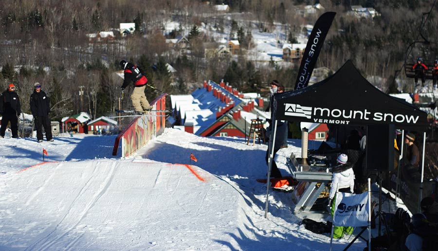 Ahmet Dadali @ Mt. Snow's Monster Rail Jam