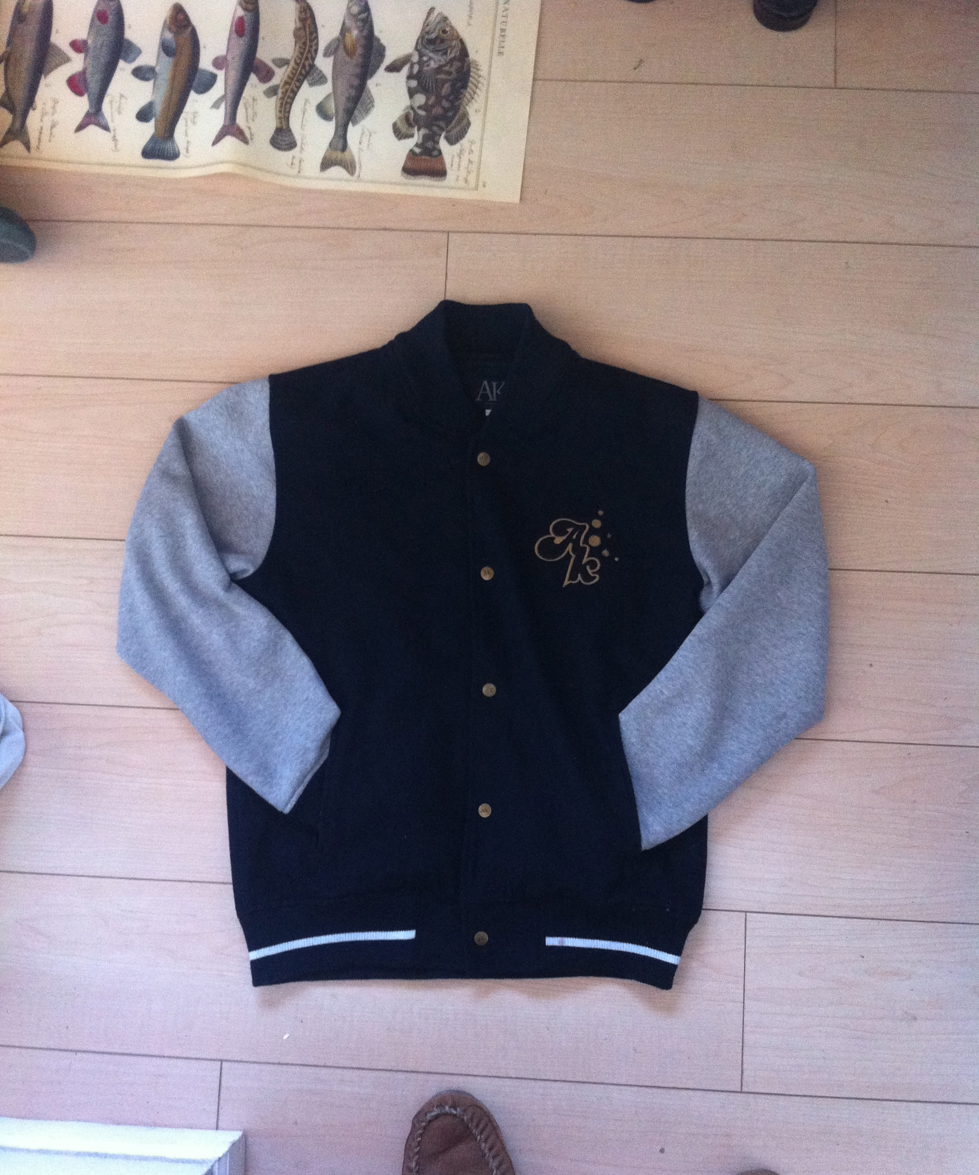 Akomplice Varsity Jacket $60