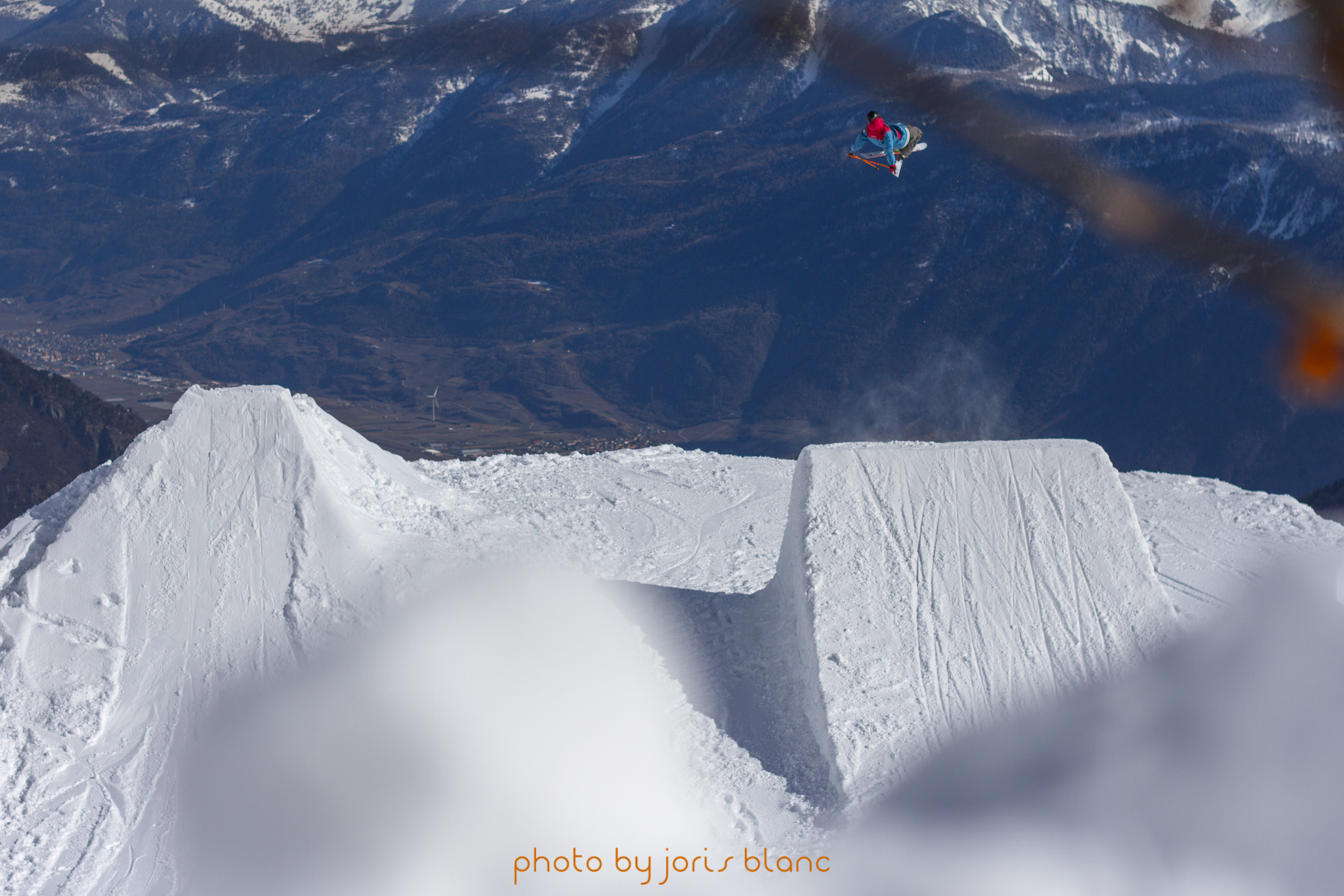 Alex Neurohr corking over a valley 