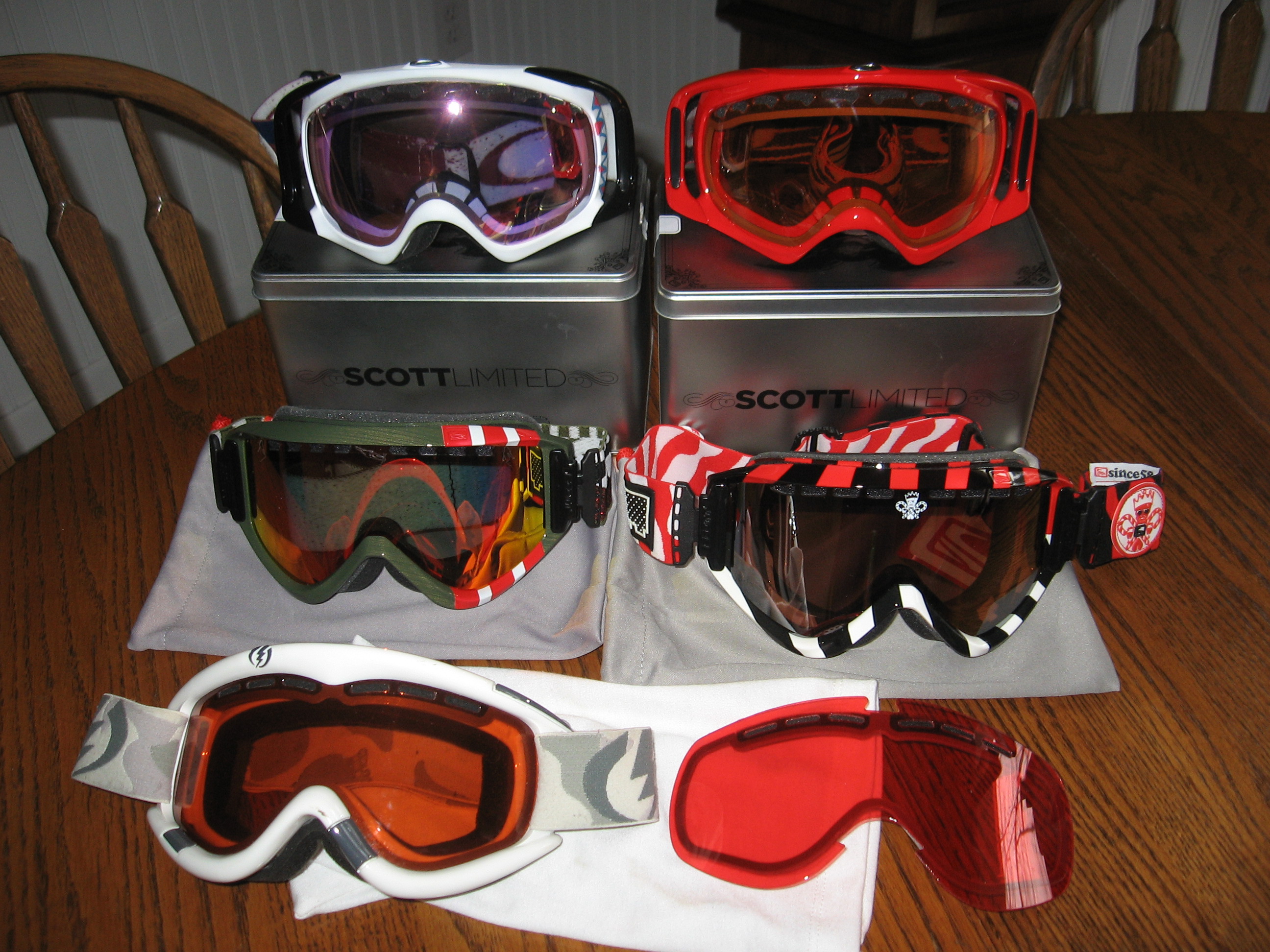 All the goggles