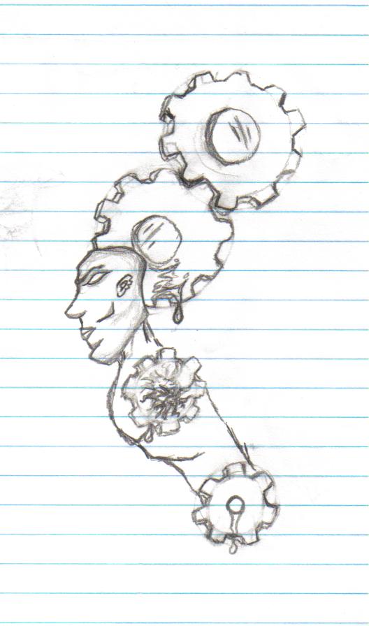 Almost finished Drawing(Bored in class)