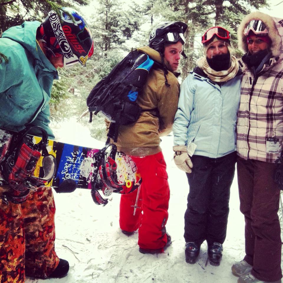 Always gettin @#$%$ by snowboarders