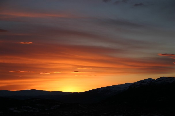 amazing sunset at home...