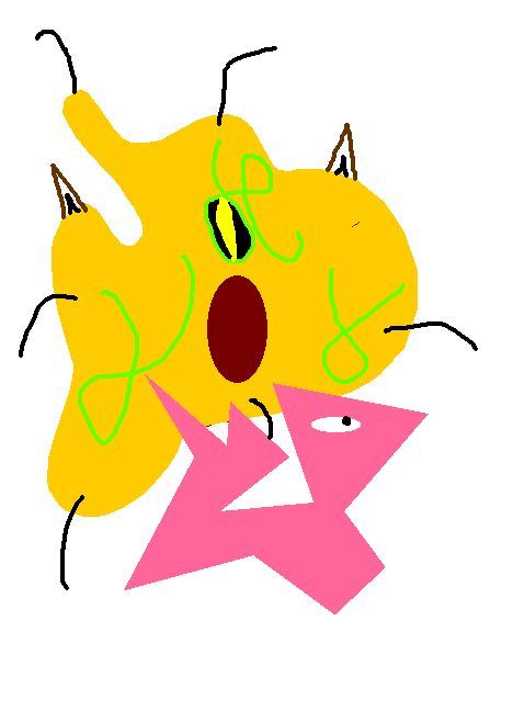 An abstract work of mine: "The Heart of the Beast"