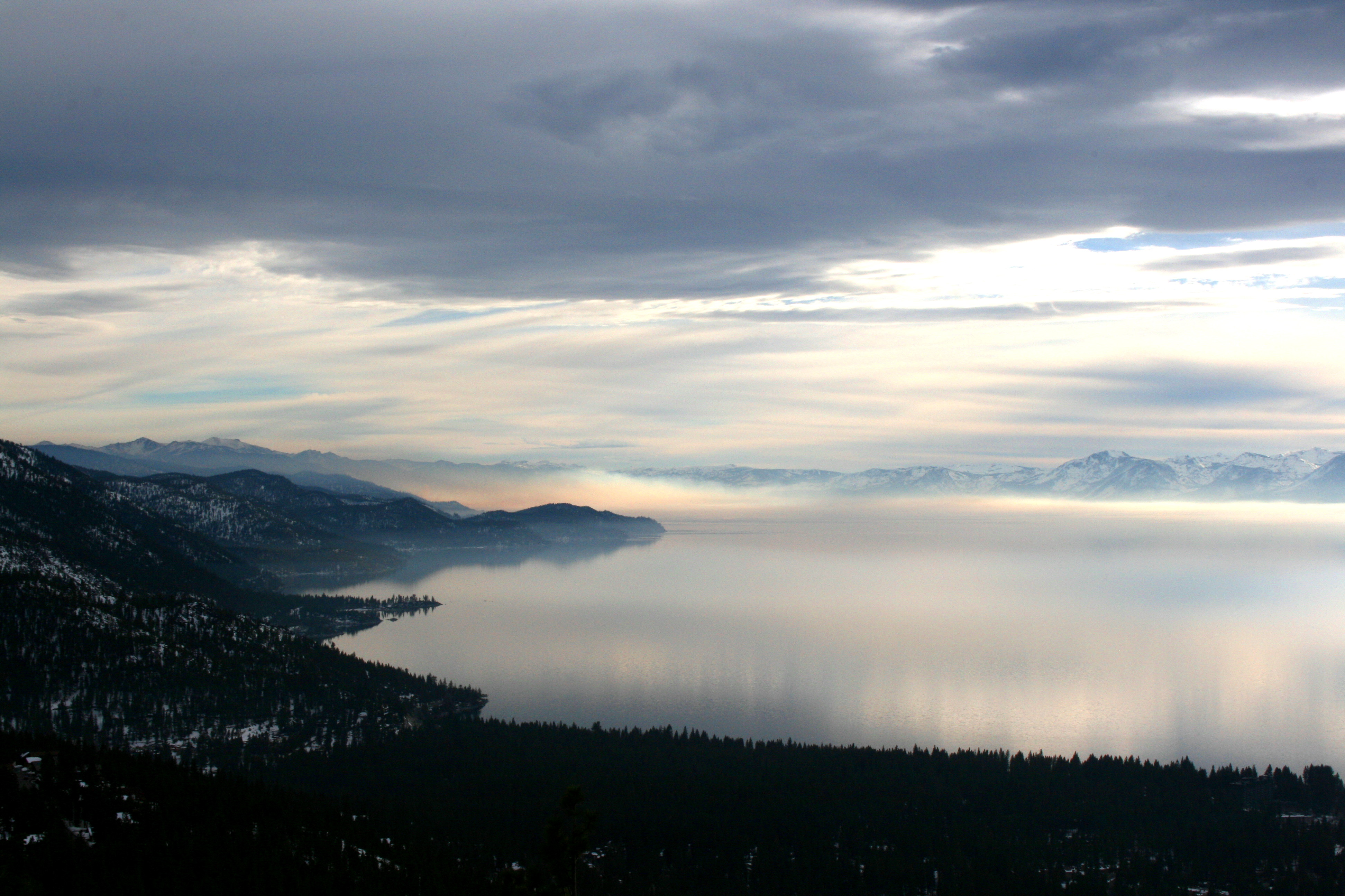 An eerie Lake Tahoe