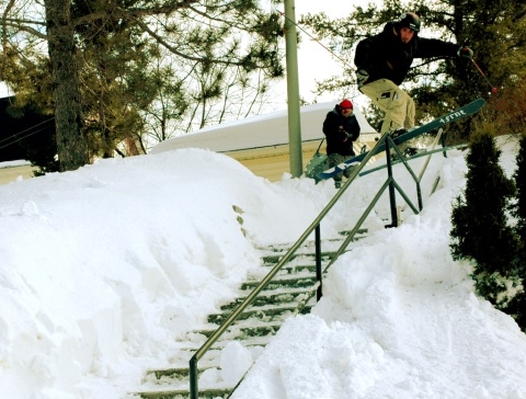 An other picture of the urban jib from this week-end.