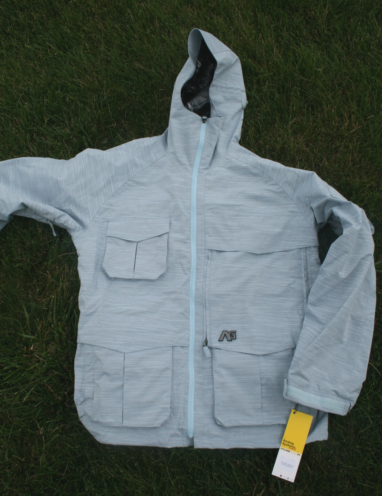 Analog strategy jacket moody blue